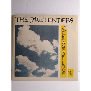 Pretenders - Message Of Love 7" Single 1981 Real Records Rock 45 RPM UK Import